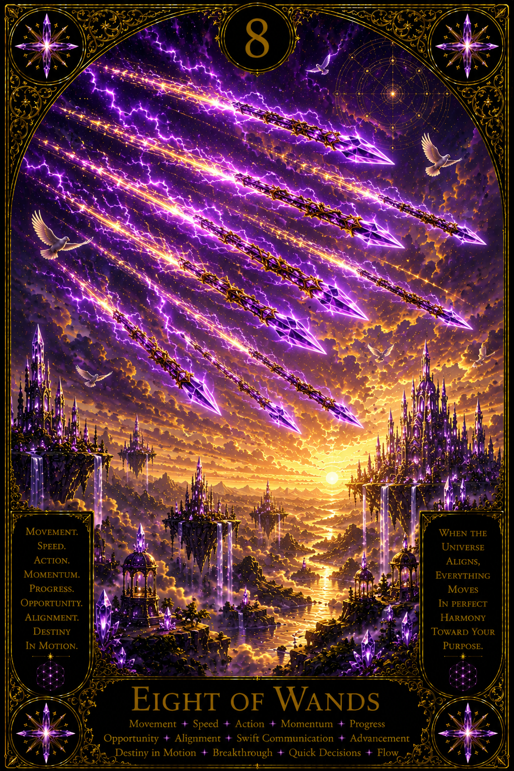 Eight of Wands