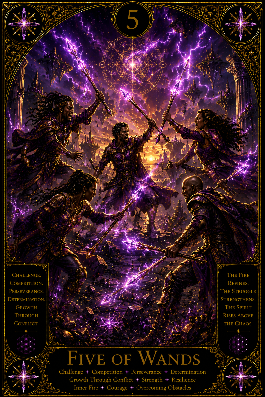 Five of Wands