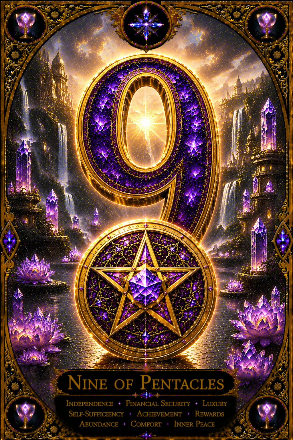 Nine of Pentacles